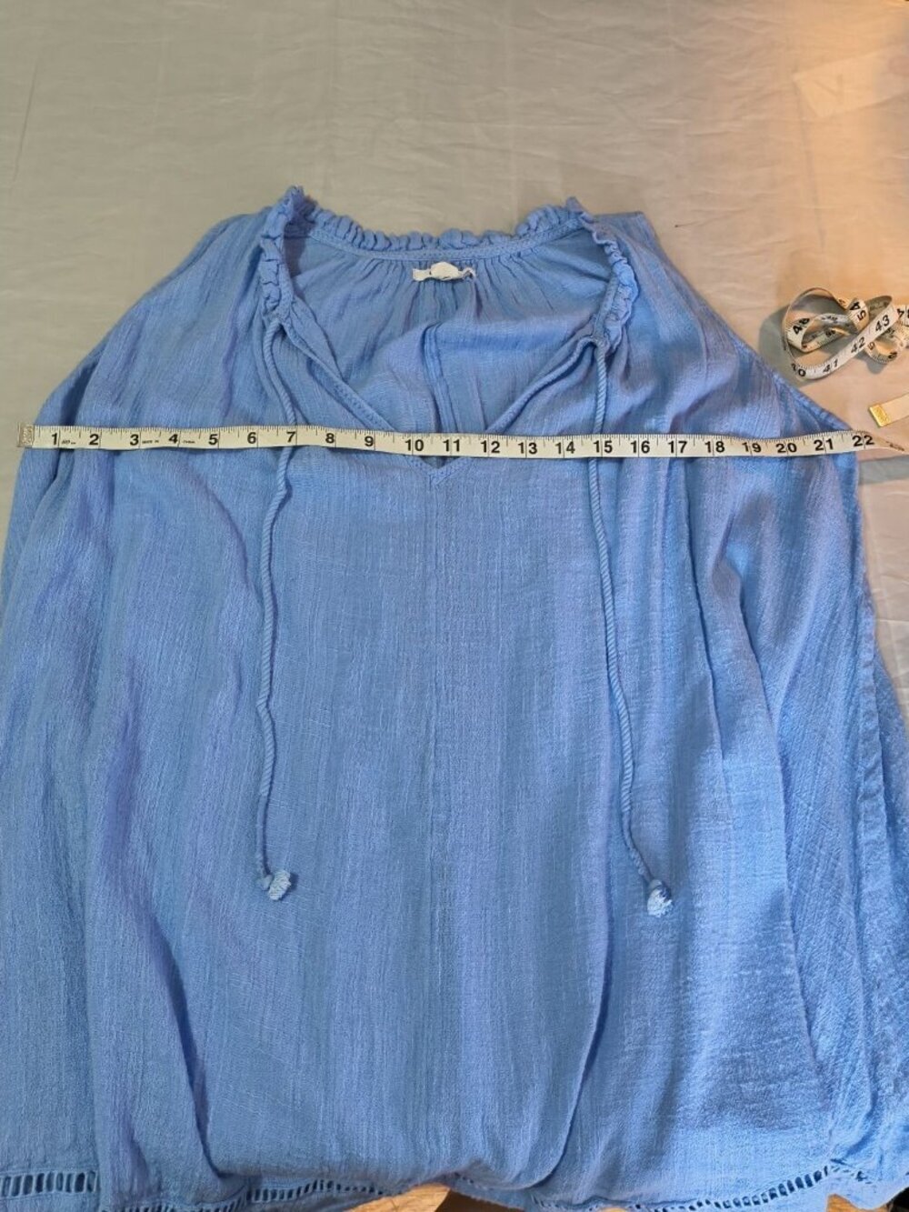 O'neill Light Blue Sleeveless Tikal Cover Up Women's Size Small - Picture 12 of 14